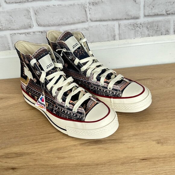 ❤️Converse x Isabel Marant Chuck 70 Hi 10 Womens Shoes Black Vanilla Ice A14800C - Picture 6 of 14